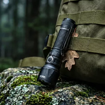 VAYOX Tactical Flashlight 2000lm wit + rood licht + groene laser VA0457