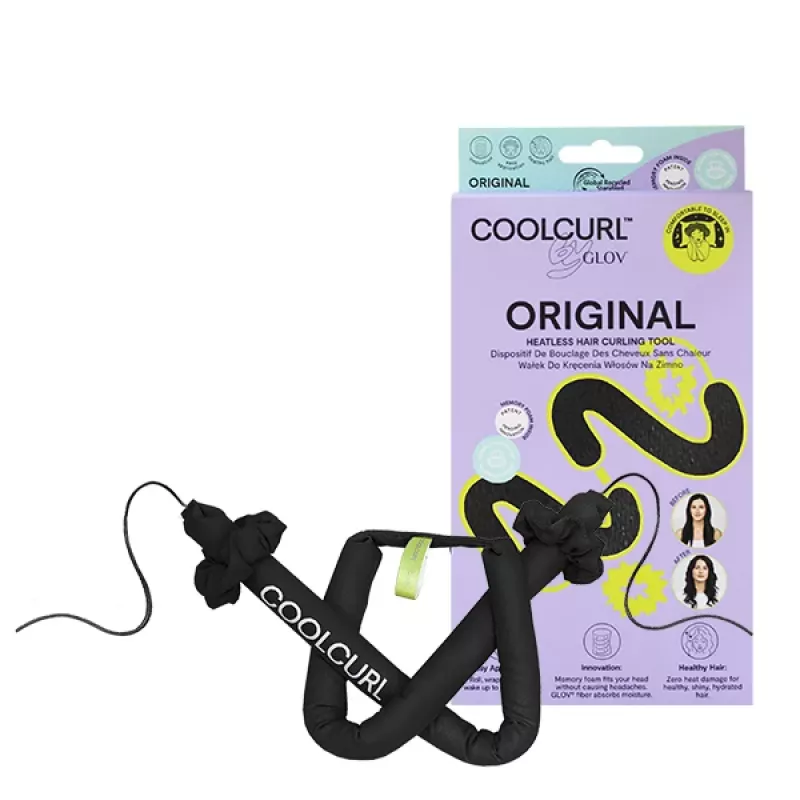 GLOV Cool Curl heatless krulset zwart