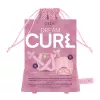 GLOV_SET Dream Curl heatless krulset - 1 krultang + 1 satijnen kap - roze