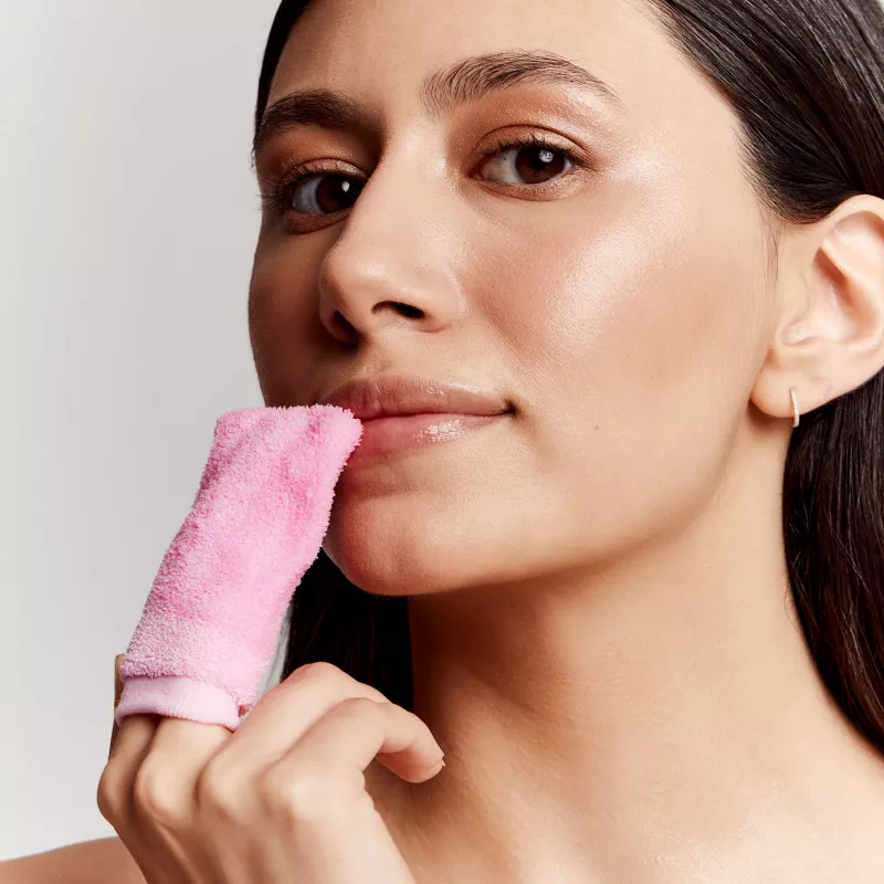 GLOV Scrubex Lip Exfoliating Mitt - 2-pack | Zachte microvezel lippenpeeling voor gladde lippen