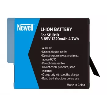 Newell vervangende accu SPJB1B voor GoPro Hero 8 Black, 1220mAh, 3,85V, Li-Ion