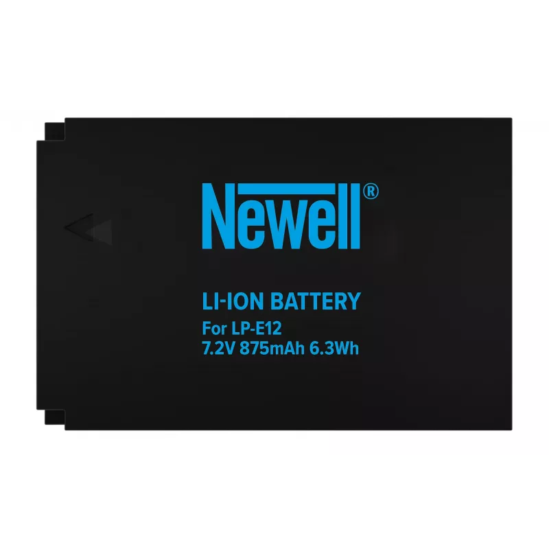 Newell vervangende accu voor Canon LP-E12, 875mAh, 7,2V Li-Ion