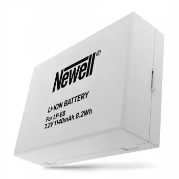 Newell vervangende accu voor Canon LP-E8 (1120mAh, 7,4V, Li-Ion)