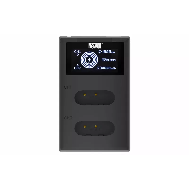 Newell Dual-Channel FDL-USB-C oplader voor Sony NP-BX1 batterijen