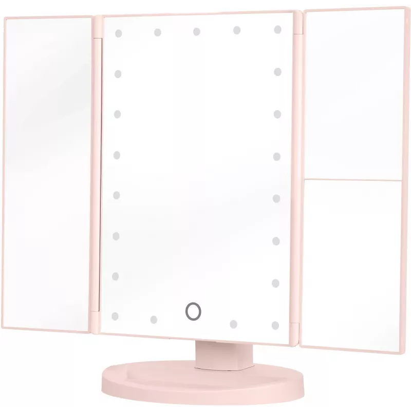 Humanas HS-ML04 LED-make-upspiegel met verlichting - roze