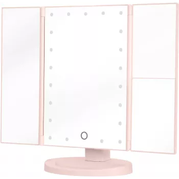 Humanas HS-ML04 LED-make-upspiegel met verlichting - roze