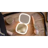 Humanas HS-PM01 cosmeticaspiegel met LED-verlichting - roze