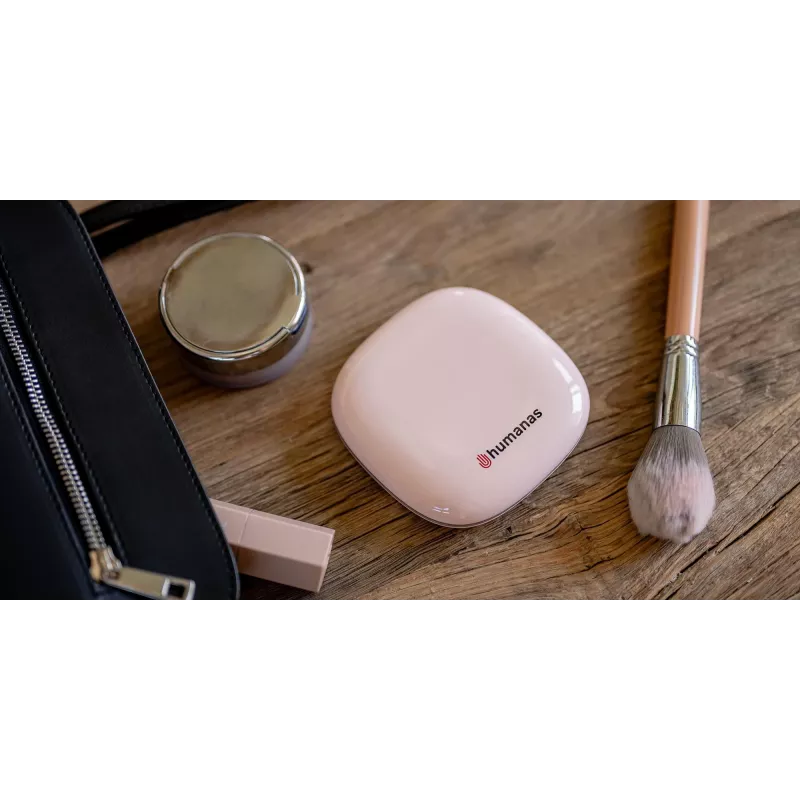 Humanas HS-PM01 cosmeticaspiegel met LED-verlichting - roze