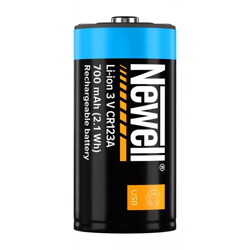 Newell CR123A USB-C accu 700 mAh 2-pack blister