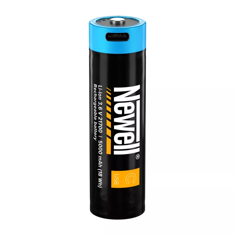Newell 21700 USB-C 5000 mAh accu Li-Ion oplaadbaar (2-pack, blister)