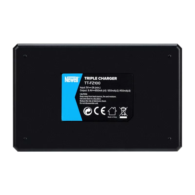 Newell TT-USB-C driekanaals acculader voor Sony NP-FZ100