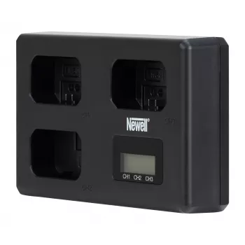Newell TT-USB-C driekanaals lader voor Sony NP-FW50 accu's