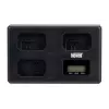Newell TT-USB-C driekanaals lader voor Sony NP-FW50 accu's