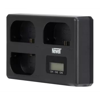 Newell TT-USB-C driekanaals lader voor Canon LP-E6 accu's