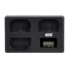 Newell TT-USB-C driekanaals lader voor Canon LP-E6 accu's