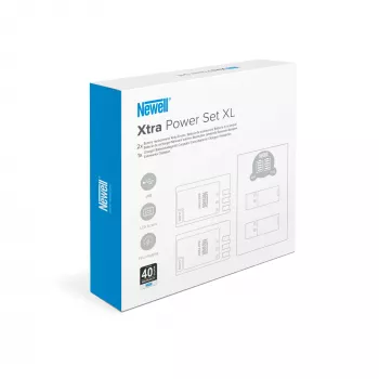 Newell DL-USB-C tweekanaals USB-C lader met 2 EN-EL14 accu's voor Nikon