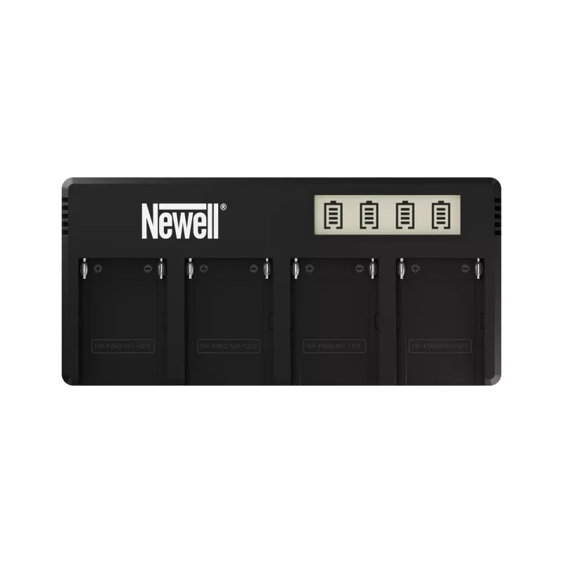 Newell DF-4CH vierkanaals oplader voor Sony NP-F-serie