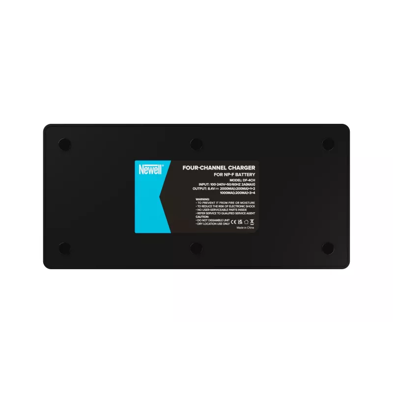 Newell DF-4CH vierkanaals oplader voor Sony NP-F-serie