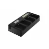 Newell DF-4CH vierkanaals oplader voor Sony NP-F-serie
