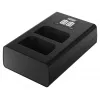 Newell DL-USB-C tweekanaals oplader voor Olympus BLX-1 accu's