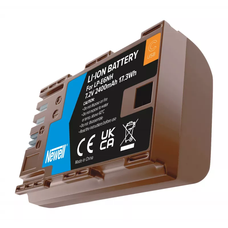 Newell vervangende accu LP-E6NH USB-C voor Canon