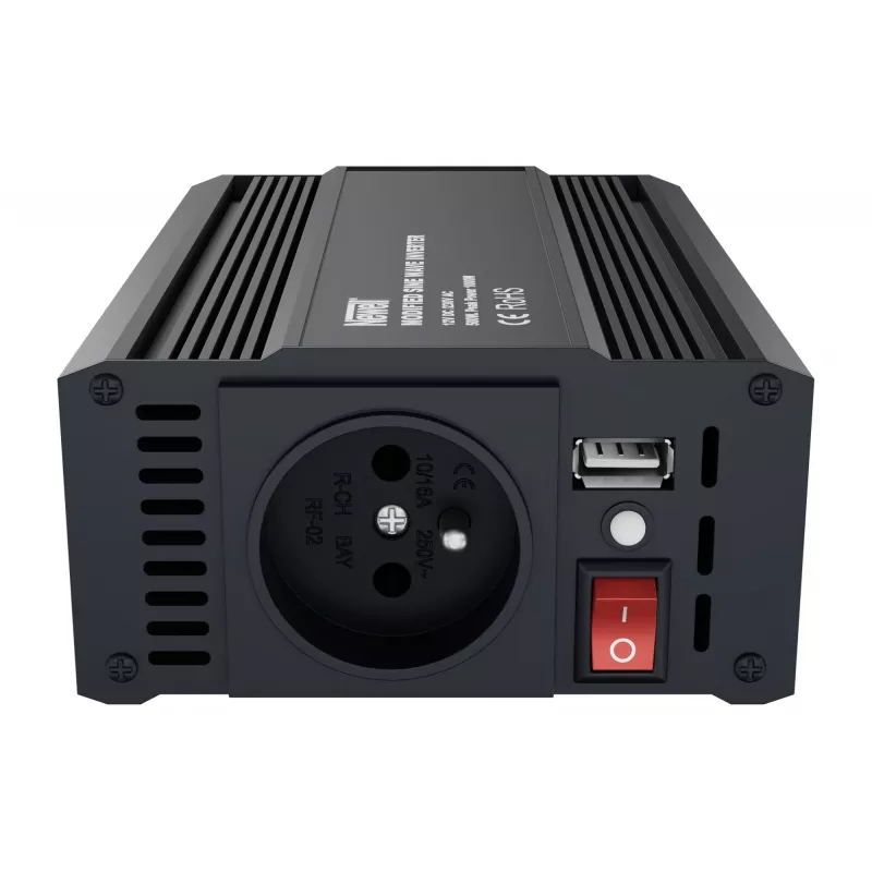 Newell power inverter met gemodificeerde sinusgolf - 12 V / 230 V, 500 W