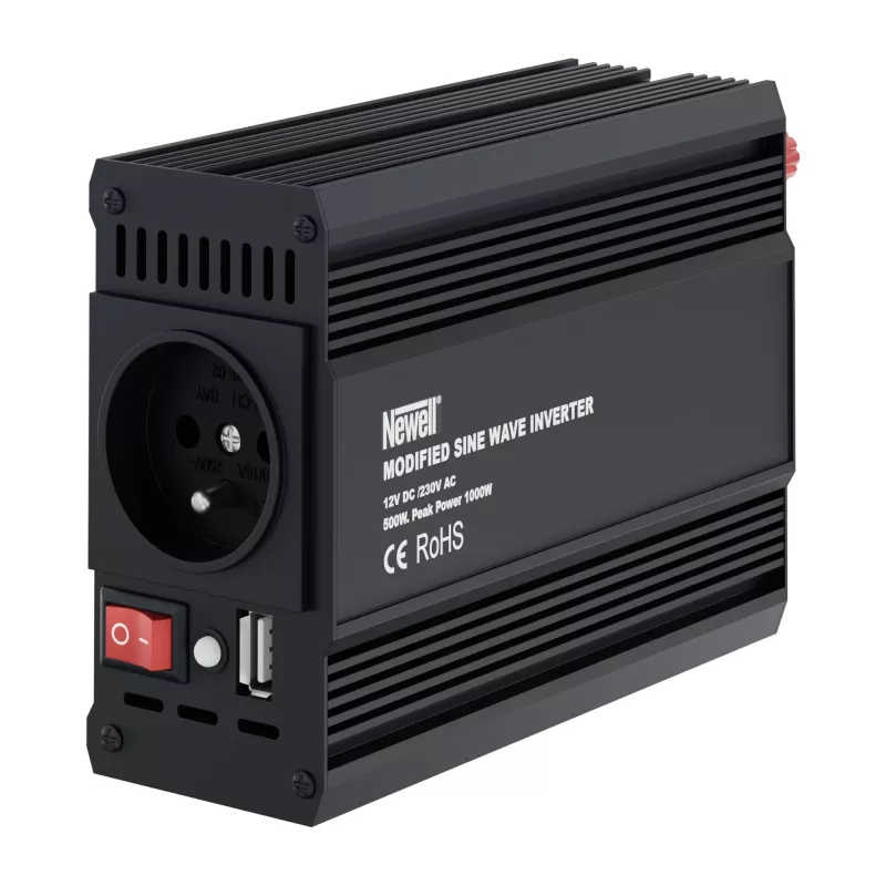 Newell power inverter met gemodificeerde sinusgolf - 12 V / 230 V, 500 W