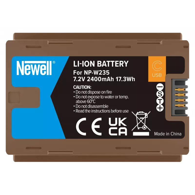 Newell NP-W235 USB-C vervangende accu voor Fujifilm