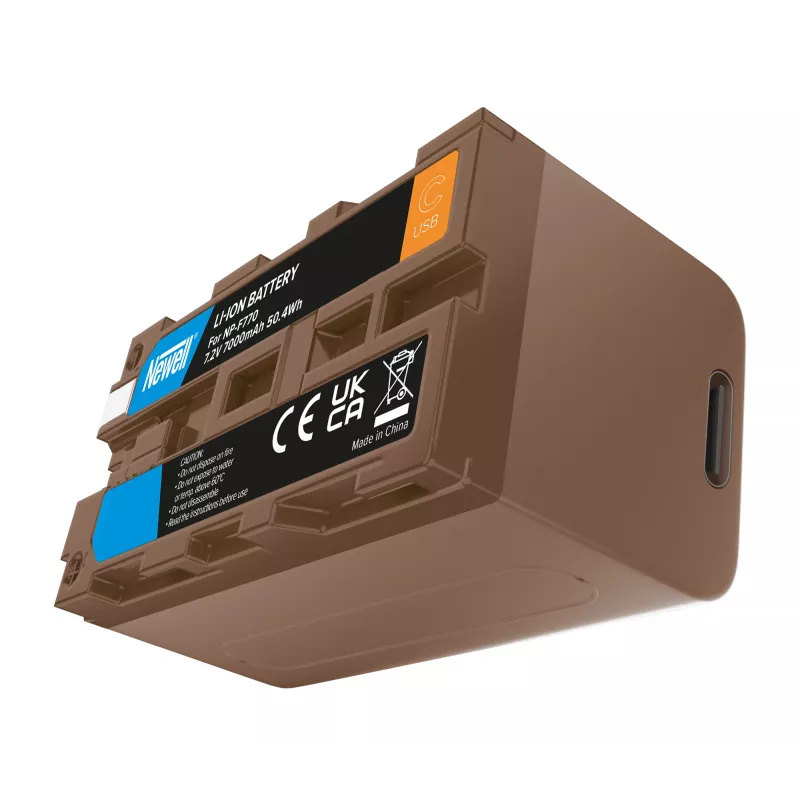 Newell NP-F770 vervangende accu met USB-C voor Sony