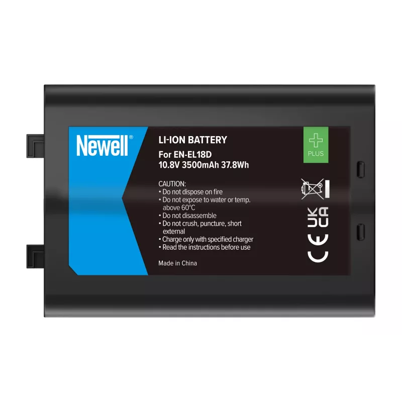 Newell Plus vervangende accu EN-EL18d voor Nikon