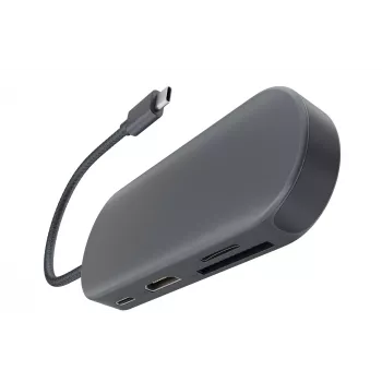 HUB NEWELL 7 in 1 USB-C hub - Graphite