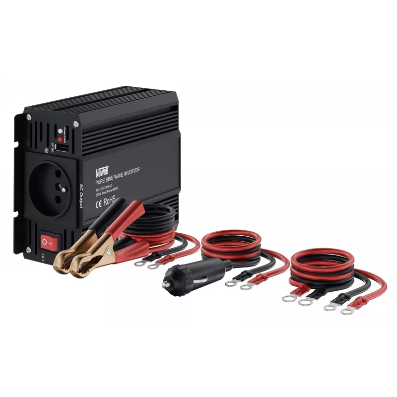 Newell Pure Sine Wave power inverter 12V naar 230V 300W
