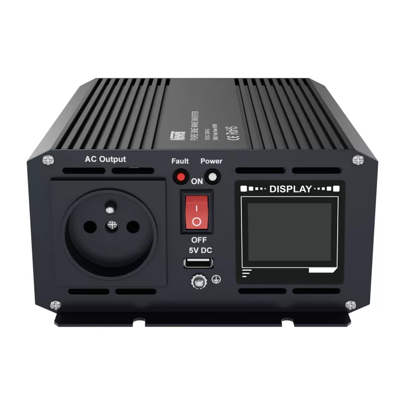 Newell Pure Sine Wave power inverter 12V DC naar 230V AC 500W