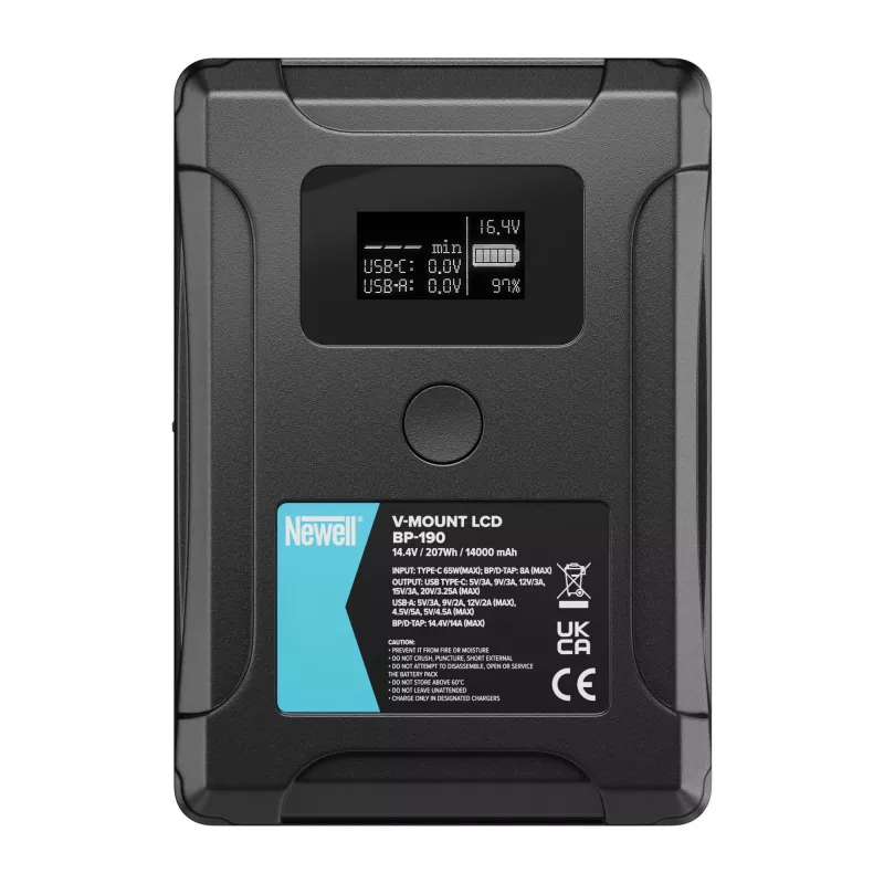 Newell BP-190 LCD V-Mount accu 190Wh 14,4V