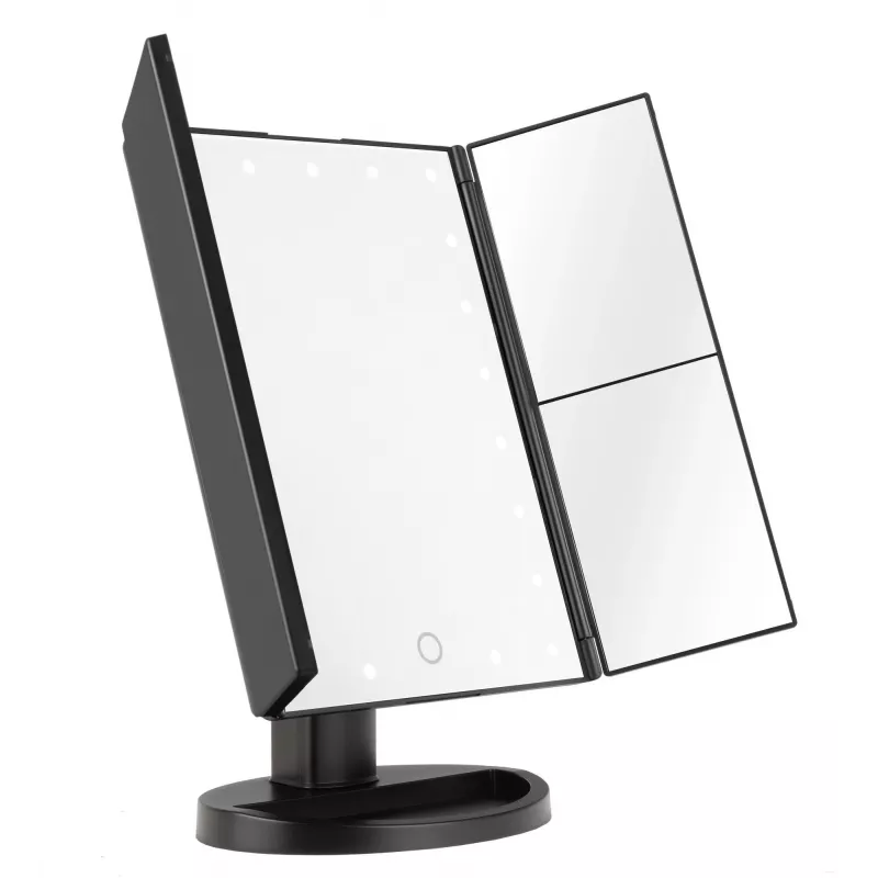 Humanas HS-ML04 LED-make-upspiegel, zwart