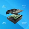 Newell DC-LCD tweekanaals oplader voor Panasonic DMW-BLK22 accu's