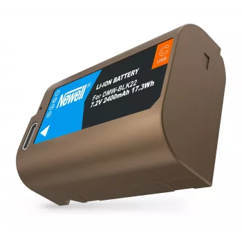 Newell vervangende accu DMW-BLK22 USB-C voor Panasonic