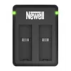 Newell SDC-USB dual-channel USB-lader voor Kodak LB-015 accu's