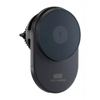 Newell S18 MagSafe autohouder met draadloze oplader - zwart