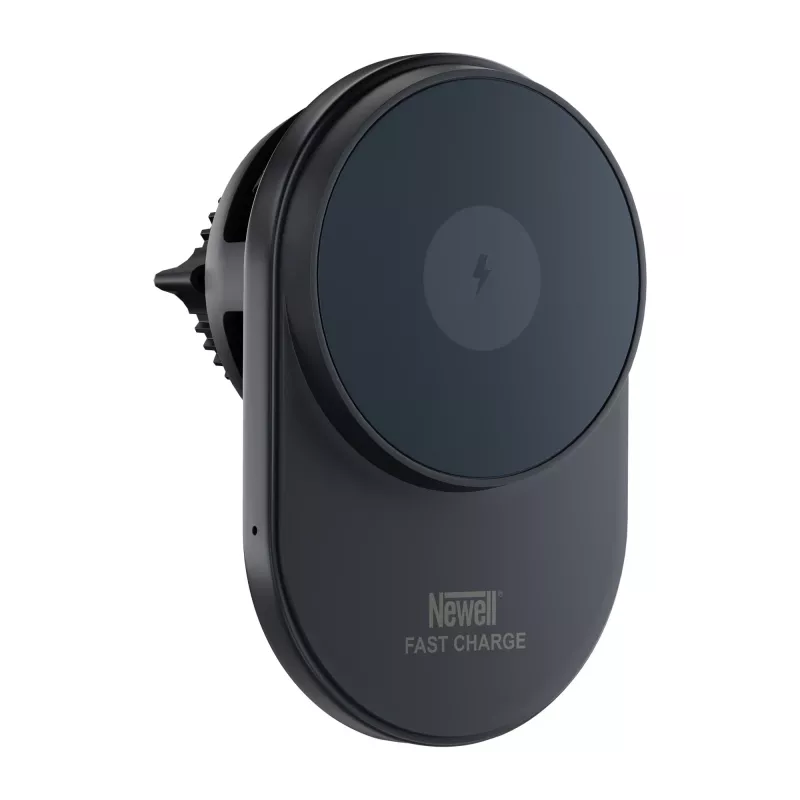 Newell S18 MagSafe autohouder met draadloze oplader - zwart