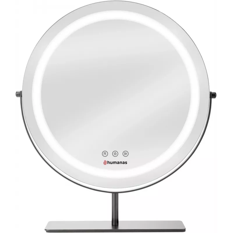 Humanas HS-HM Scarlet LED-make-upspiegel, zwart