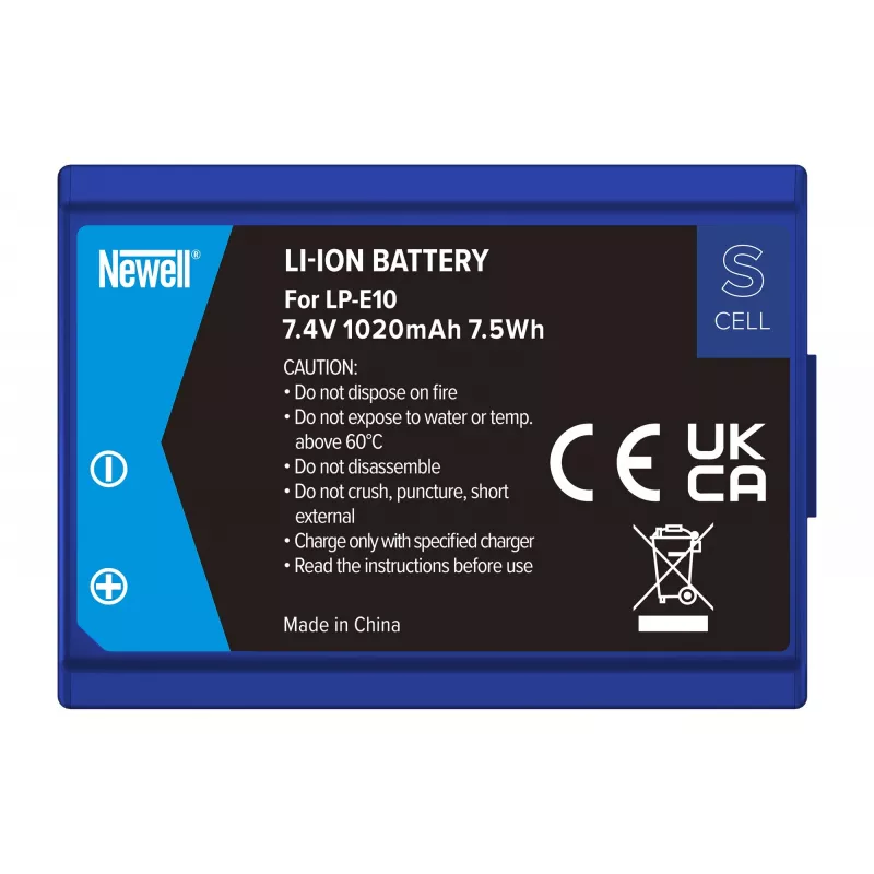 Newell SupraCell Protect vervangende accu LP-E10 voor Canon