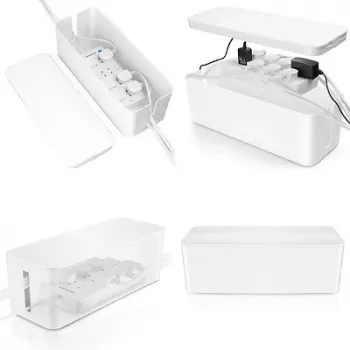 MOZOS KBO-LW Power Strip Organizer Box wit