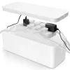 MOZOS KBO-LW Power Strip Organizer Box wit