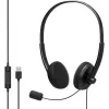 MOZOS MTX1091ECO bedrade on-ear headset met microfoon USB-A