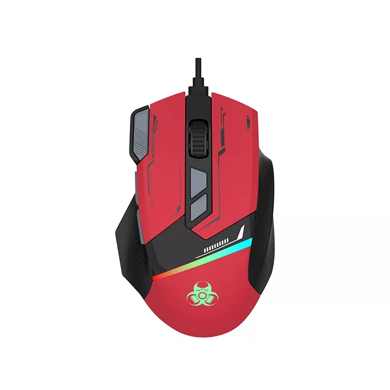 Tracer GameZone Spectra RGB bedrade gamingmuis, 7200 DPI, rood (TRAMYS47839)
