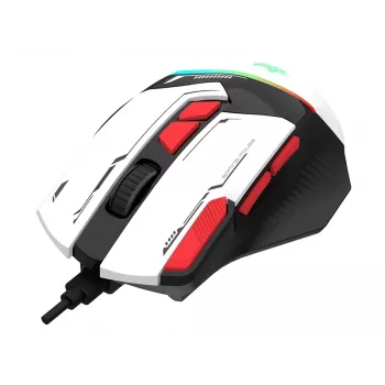Tracer GameZone Spectra RGB bedrade gamingmuis, 7200 DPI, wit (TRAMYS47840)