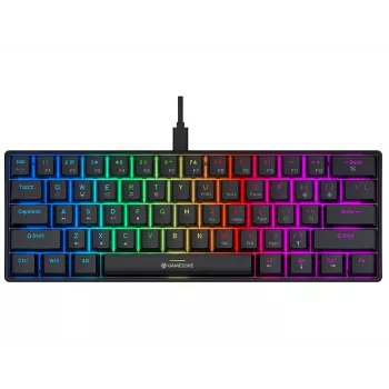 Tracer GameZone Claws 61 bedraad mechanisch gamingtoetsenbord, 60%-layout, Outemu Blue switches, RGB-verlichting, zwart