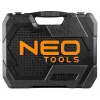 NEO TOOLS dopsleutelset 1/4 inch, 3/8 inch, 1/2 inch aandrijving, 219-delig, chroom-vanadiumstaal