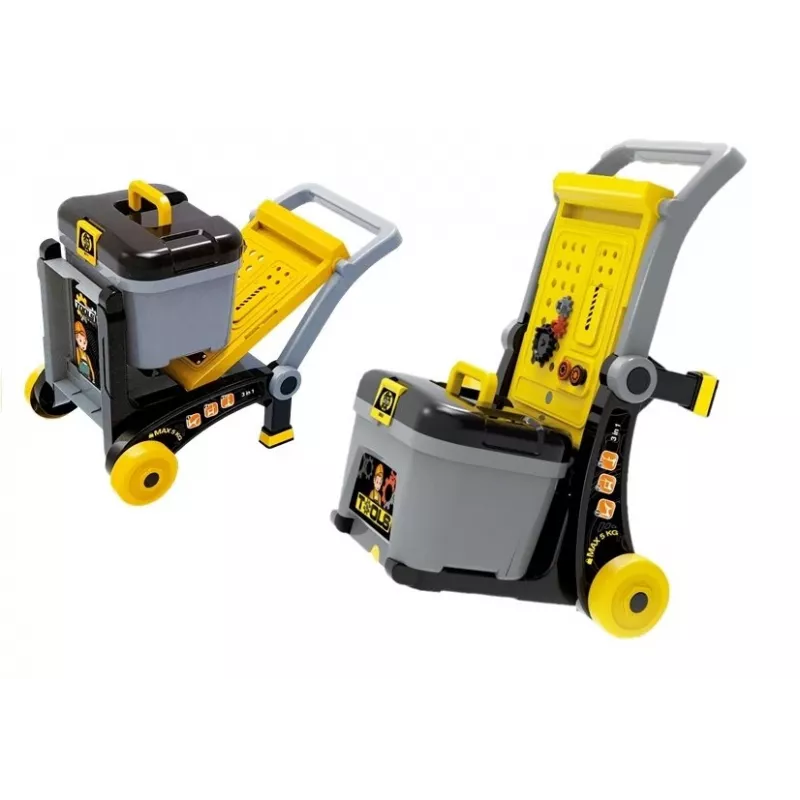 LEAN TOYS Draagbare deluxe gereedschapsset werkplaats in gereedschapskoffer - 187 delen